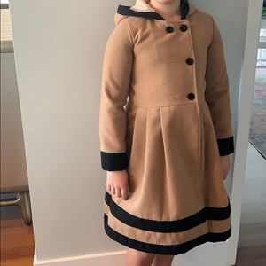 Joe&Elle camel cashmere blend fitted long coat 10